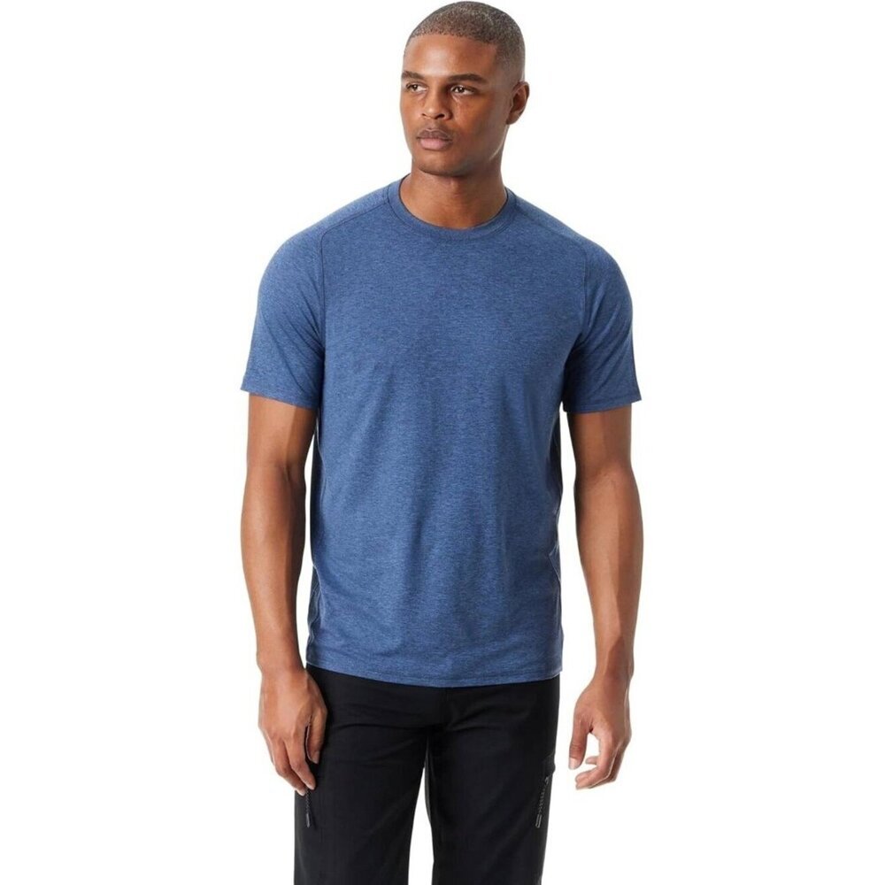 NWT Bass Outdoor Microtech Performance Short Sleeve Tee Men's XL Blue J2008